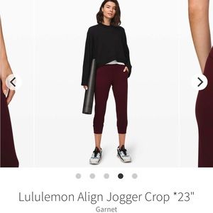 Lululemon align crop jogger - high rise sz4